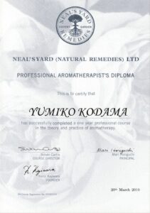 Neal's Yard Remedies Professional Aromatherapist's Diploma